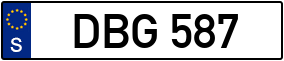 Truck License Plate